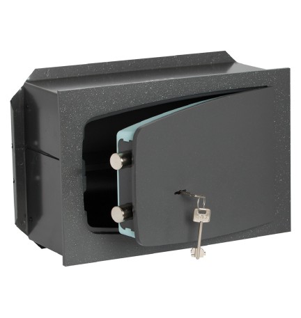 CASSAFORTE CON CHIAVE '8A010' cm 36 x 24 x 19,5 - 2 catenacci