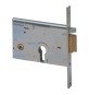 SERRATURA ELETTRICA DA INFILARE PER ALLUMINIO ART. 14011 E58 SX - fr.mm 20/int.mm 48 scrocco