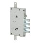 SERRATURA DA APPLICARE TRIPLICE PER PORTE BLINDATE ART. 57515 E 64 -4 mand./4 caten. chiave lunga
