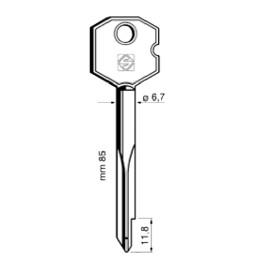 CHIAVI A CROCE XBW2P