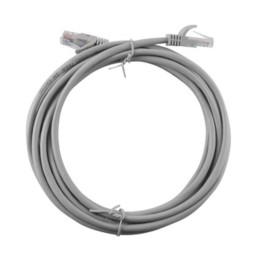 CAVO LAN UTP PLUG RJ45/RJ45 3 M GRIGIO