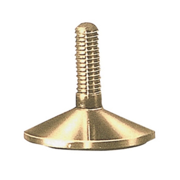 PIEDINO FISSO OTTONE MA10 X D 60 MM