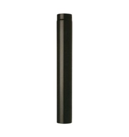 TUBO PLUS PORCELLANATO H 100 CM D 12 CM NERO OPACO