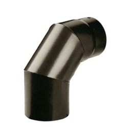 GOMITO PLUS PORCELLANATO 90 D 13 CM NERO OPACO