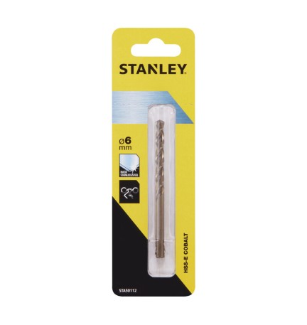 STANLEY STA50112 PUNTA AL COBALTO 6 MM