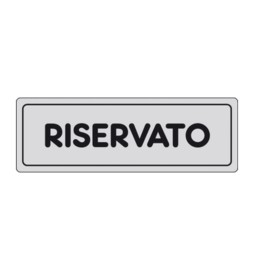 ETICHETTA ADESIVA 150X50 RISERVATO