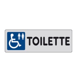 ETICHETTA ADESIVA 150X50 TOILETTE (DISABILI)