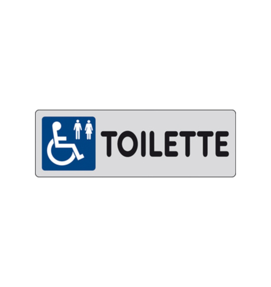 ETICHETTA ADESIVA 150X50 TOILETTE (DISABILI)