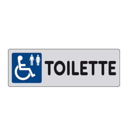 ETICHETTA ADESIVA 150X50 TOILETTE (DISABILI)