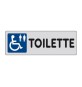 ETICHETTA ADESIVA 150X50 TOILETTE (DISABILI)