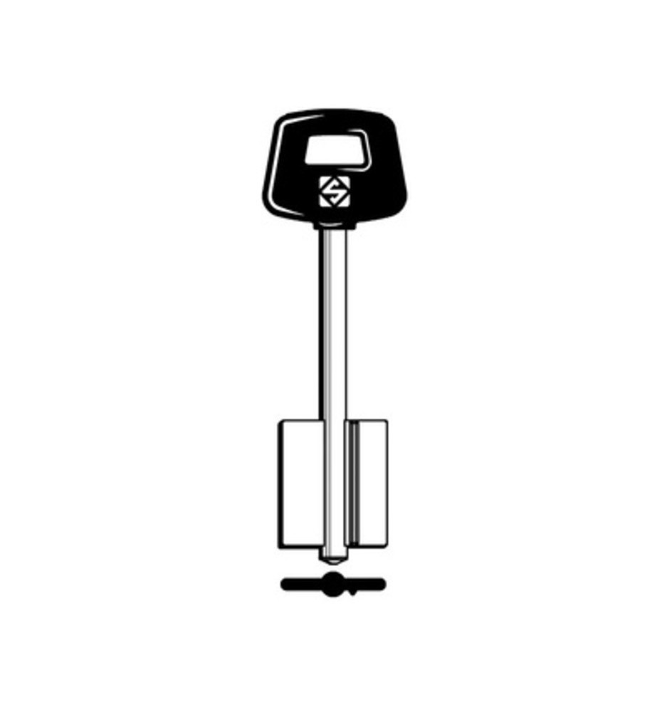 SILCA 5CS2P CHIAVE DOPPIA MAPPA OTTONE