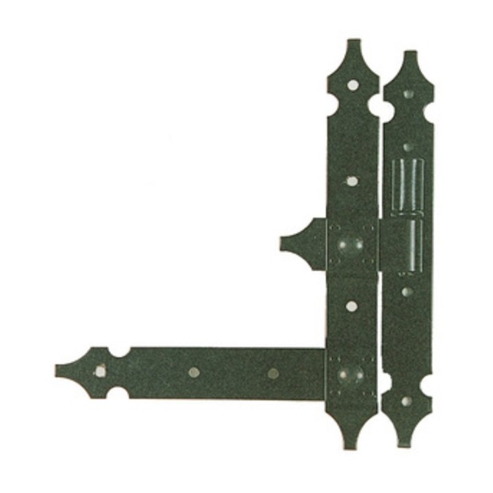 CERNIERA FERRO POLIMERIZ 6264 A BATTENTE 25 CM