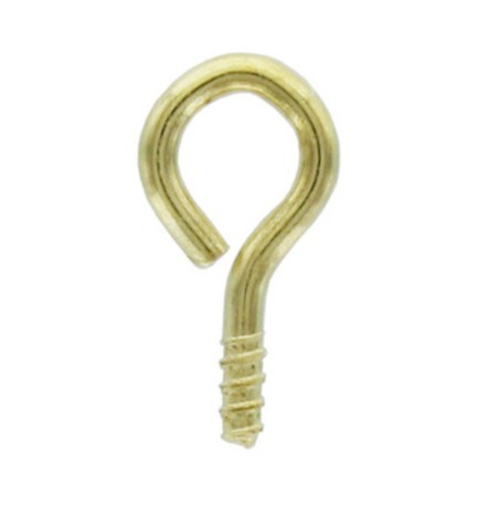 OCCHIOLO OTTONATO 2 X D INTER 5,6 MM CONF 10 PZ*