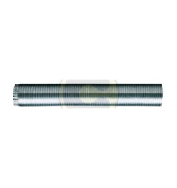 TUBO FLESSIBILE ESTENSIBILE ALLUMINIO NAT. D 12 CM