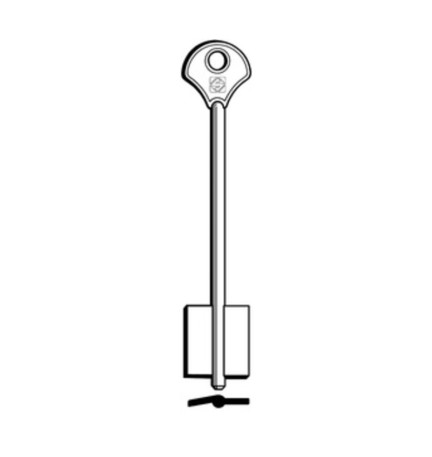 SILCA 5EY1 CHIAVE DOPPIA MAPPA OTTONE