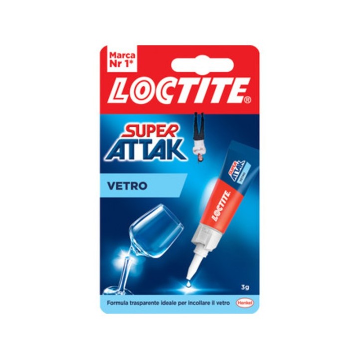 ADESIVO SUPER ATTAK VETRO 3 G