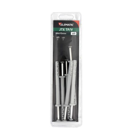 ELEMATIC BLISTER TASSELLO JTX TP/V 8X95 C/VITE 6 PZ