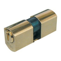 ISEO F5 8420 CILINDRO TONDO 28-28 D26 OTTONATO C/3CH