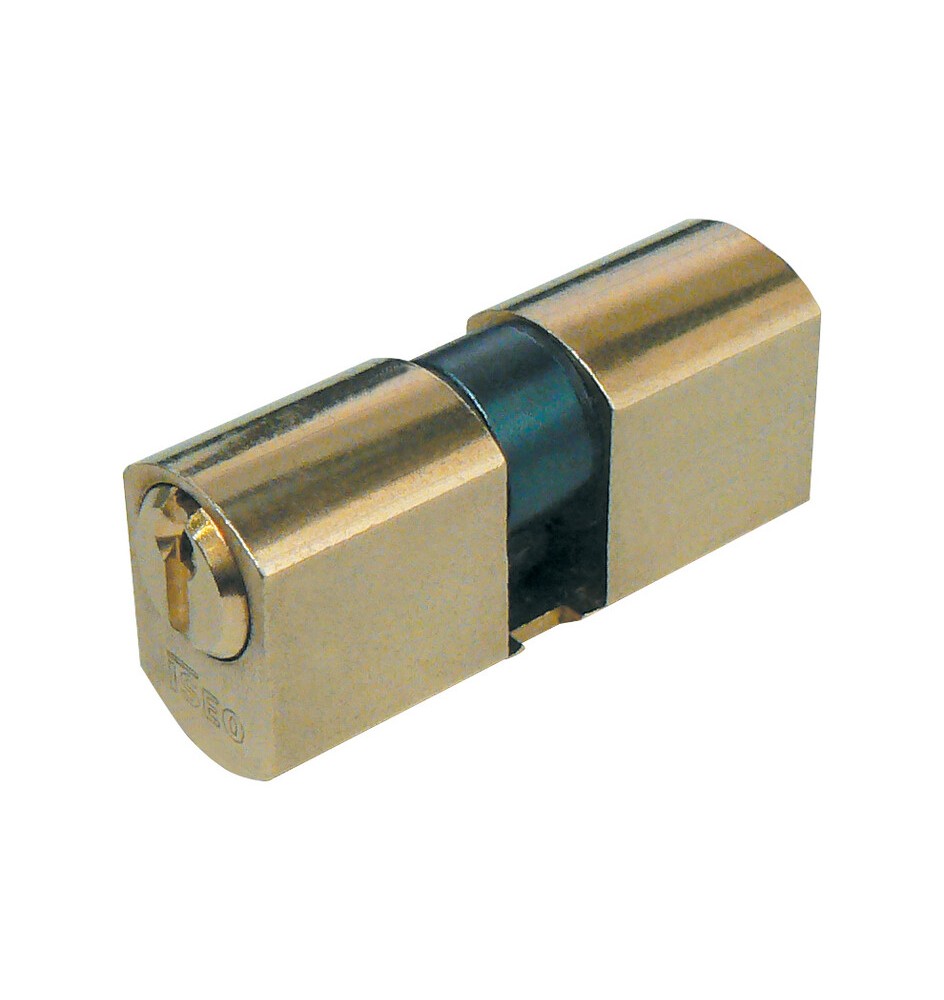 ISEO F5 8420 CILINDRO TONDO 28-28 D26 OTTONATO C/3CH