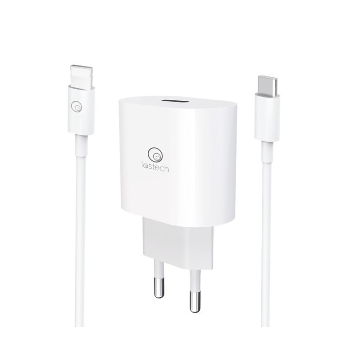 CARICATORE SUPER RAPIDO C/CAVO USB-C LIGHTING 120 CM