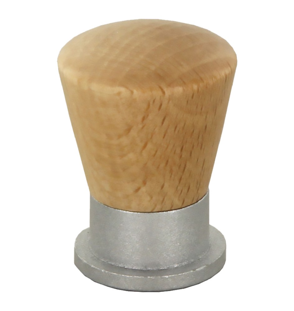 POMOLO IN LEGNO/OTTONE SFERICO ART. 745 mm 19 noce chiaro