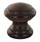 POMOLO IN LEGNO ART. 114 mm 30 noce scuro