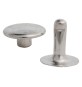 RIVETTO NICHELATO CON TESTA MASCHIO/FEMMINA misura 33 - conf.5000 pz