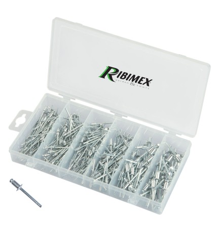 ASSORTIMENTO RIVETTI IN ALLUMINIO totale 320 pz