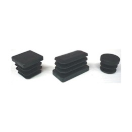 PUNTALE ALETTATO RETTANGOL 40X60 MM PLAST NERO