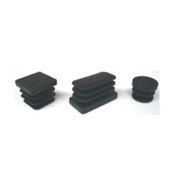 PUNTALE ALETTATO RETTANGOL 40X60 MM PLAST NERO