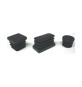 PUNTALE ALETTATO RETTANGOL 40X60 MM PLAST NERO