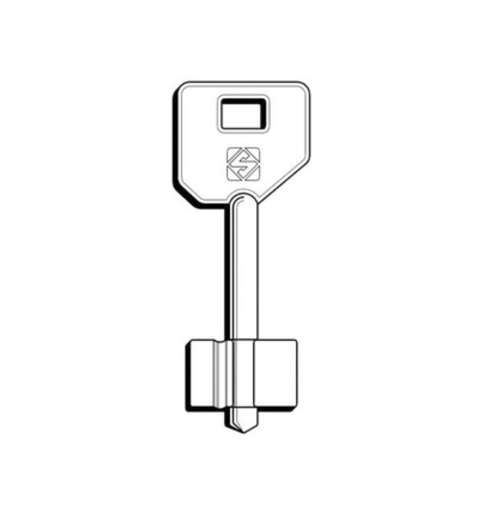 SILCA 5KY7 CHIAVE DOPPIA MAPPA OTTONE