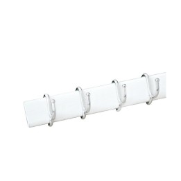 APPENDINO ADESIVO ALLUM 4 GANCI SCORREV BIANCO