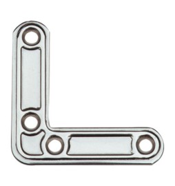 PIASTRA 153/IN A L INOX DI RINFORZO 40X40 MM