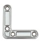 PIASTRA 153/IN A L INOX DI RINFORZO 40X40 MM