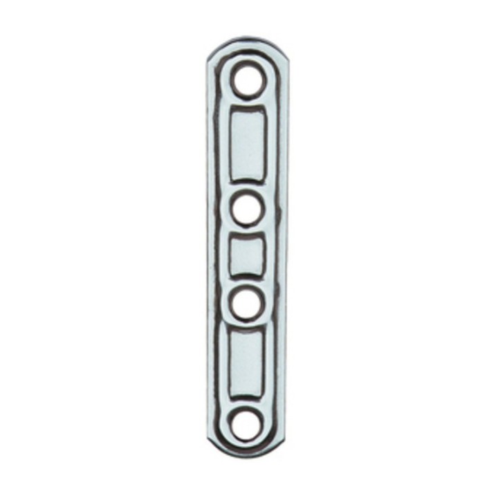PIASTRA 163/IN LASTRINA DIRITTA INOX 4 FORI 15X99MM