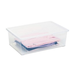 CONTENITORE EASY BOX C/COPER 60X40XH18 CM TRASP