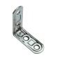 PIASTRA 164/IN LASTRINA ANGOLARE INOX 4 FORI 30X30MM