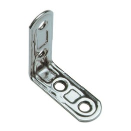 PIASTRA 164/IN LASTRINA ANGOLARE INOX 4 FORI 50X50MM