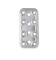 PIASTRA 745/IN LASTRINA DIRITTA INOX 40X80 MM
