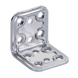 PIASTRA 746/IN ANGOLARE INOX 40X40X40 MM