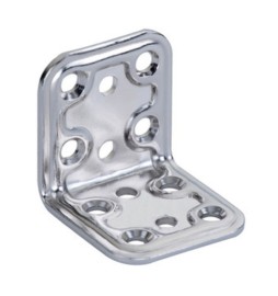 PIASTRA 746/IN ANGOLARE INOX 40X40X40 MM