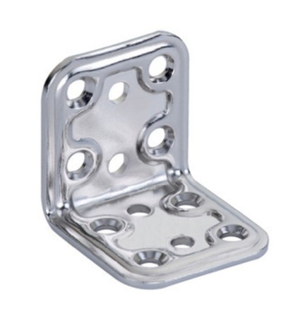 PIASTRA 746/IN ANGOLARE INOX 40X40X40 MM