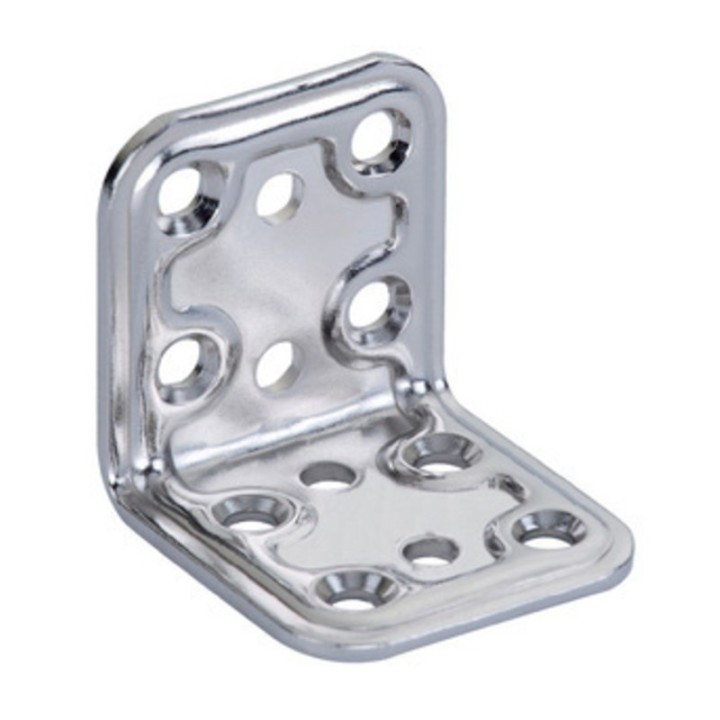PIASTRA 746/IN ANGOLARE INOX 40X40X40 MM