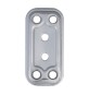 PIASTRA 748/IN LASTRINA DIRITTA INOX 30X60 MM
