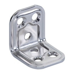 PIASTRA 749/IN ANGOLARE INOX 30X30X30 MM