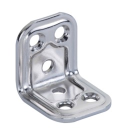PIASTRA 749/IN ANGOLARE INOX 30X30X30 MM