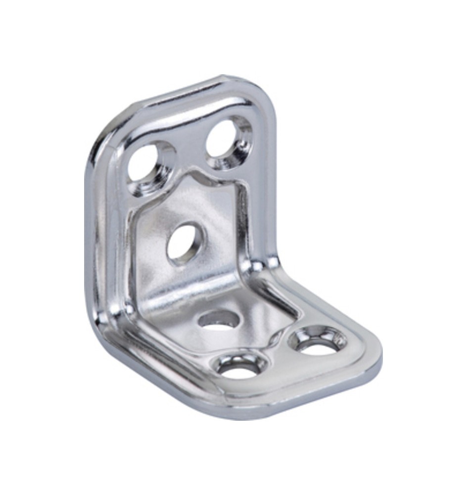 PIASTRA 749/IN ANGOLARE INOX 30X30X30 MM