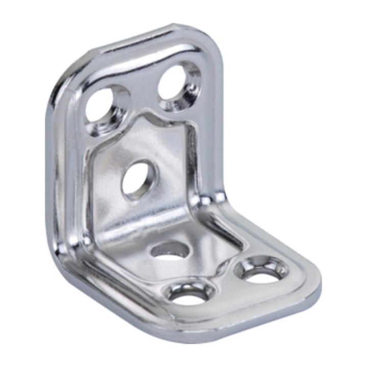 PIASTRA 749/IN ANGOLARE INOX 30X30X30 MM