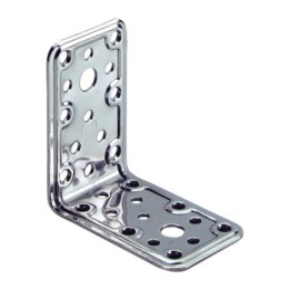 PIASTRA 771/IN ANGOLARE INOX 50X80X80 MM